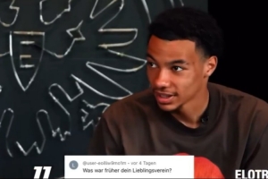 儿魔梦＋1！小时候最喜欢哪支球队？法兰克福前锋埃基蒂克：曼联